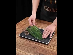 Χονδρικό φυσικό μεγάλο μέγεθος Sushi Food διακόσμηση φύλλα μπαμπού